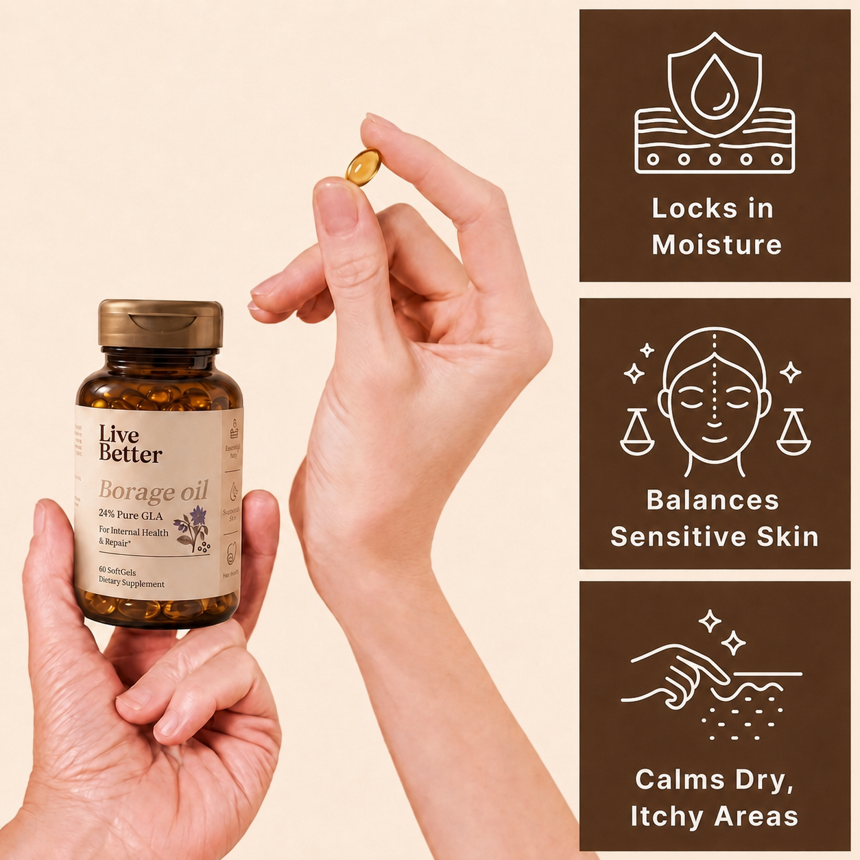 Borage Seed Oil Softgels