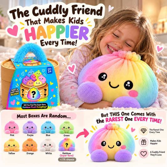 Rainbow Plush Dumpling